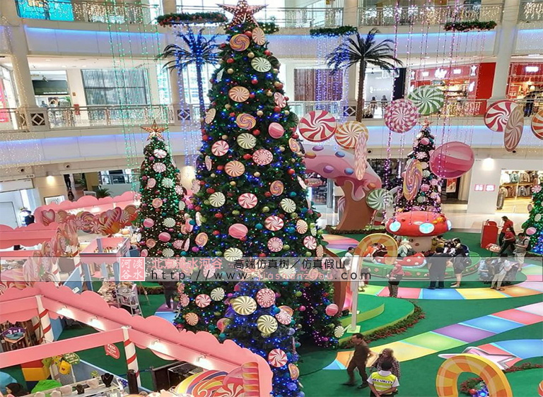 心創設的TCP假樹圣誕樹也就是人造仿真樹可與真圣誕樹相媲美