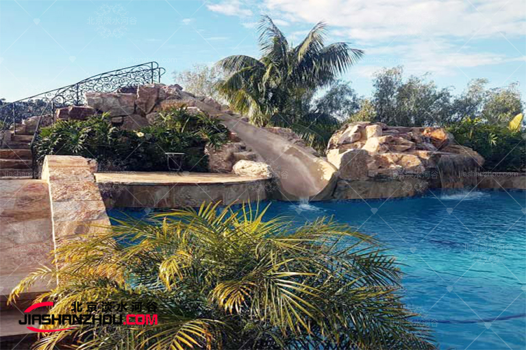 塑石假山文化景觀工程的建成大大提升上海養云安縵酒店的文化品位