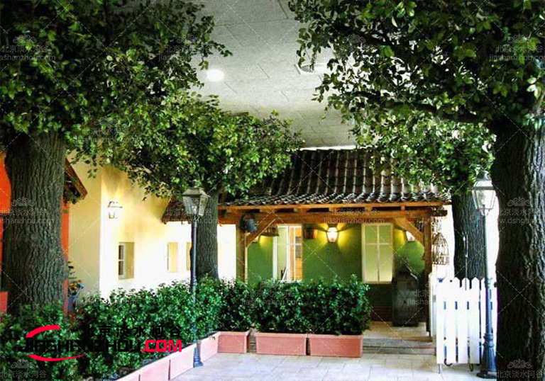 白橡木仿真樹品質杠杠的造型美美的使用起來舒心