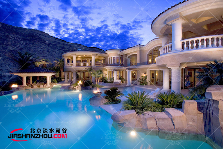 上海佘山世茂洲際酒店塑石假山施工圖欣賞