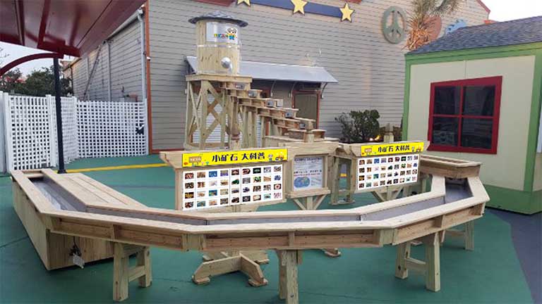 【淘礦工場】的淘礦小鎮石頭圖解