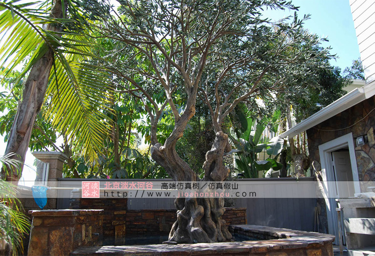 攝影棚拍攝基地仿真樹塑石假山造景工程系列制作