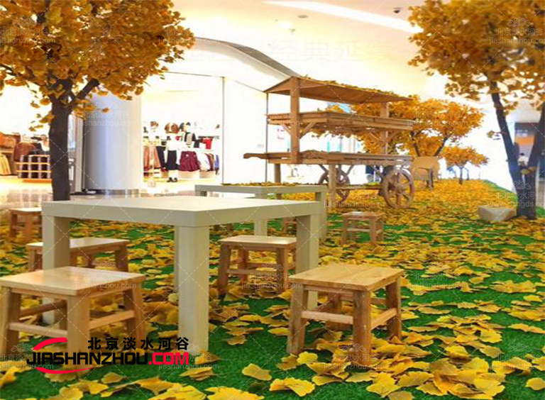 提供美學功能的仿真樹在瓦當瓦舍xJNBYHOME項目中的設計原則