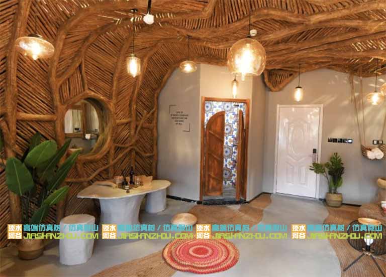 用人工洞穴酒店來完成特色酒店景觀設計