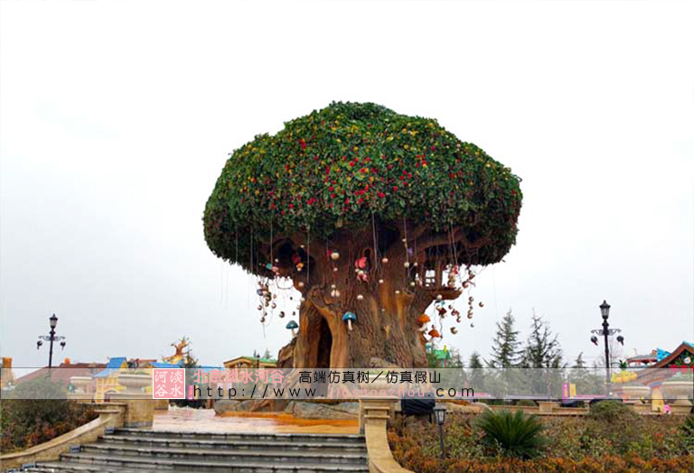 國內外仿真樹制作水平已經一樣了甚至超過國外同行