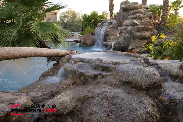 中國馬鎮旅游度假區塑石假山景觀出自這個廠家