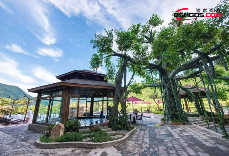 安徽阜陽人類生態園景觀仿真樹優雅而浪漫