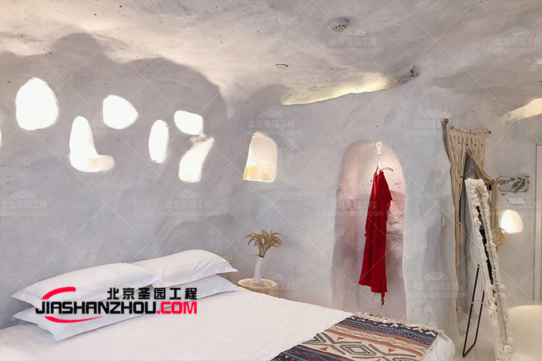 在臨安太湖邊的超美人造洞穴鹽療民宿里品茶靜坐讓你遠(yuǎn)離喧囂