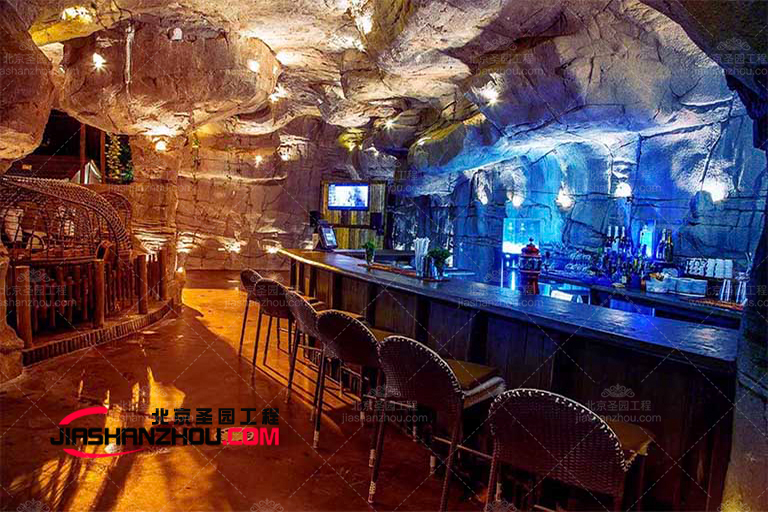 光州楊林洞仿真窯洞咖啡廳美麗而豪華