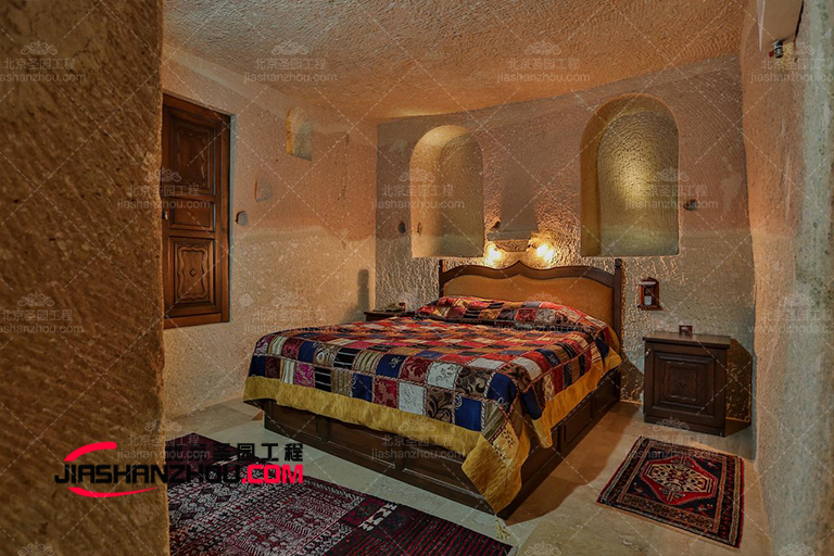 這里是美的人造窯洞民宿來這一起來感受自然祥和