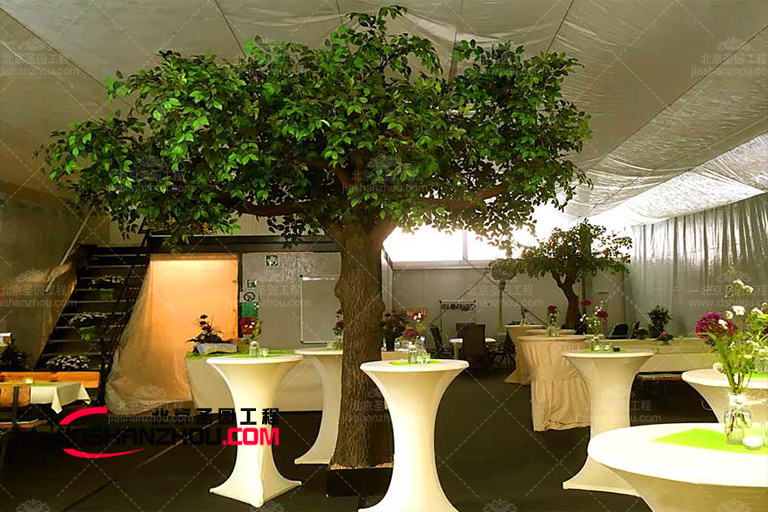 用致仿真樹改造室內外案例小空間也有“仿真樹花園夢”