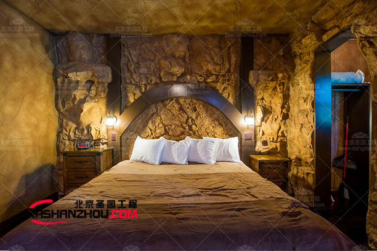 仿真巖洞民宿具有多功能性和酷炫的時尚外觀