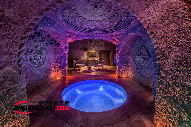 拿來就用別墅鹽療洞穴豪宅設計云天國際愛麗舍酒店案例實圖