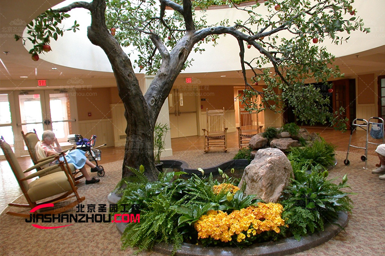 在景觀中使用人工仿真樹植物的幾種方法