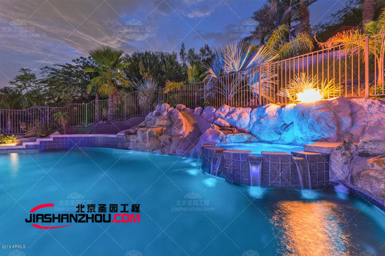 奇石假山室外塑石假山火坑設計就找廠家