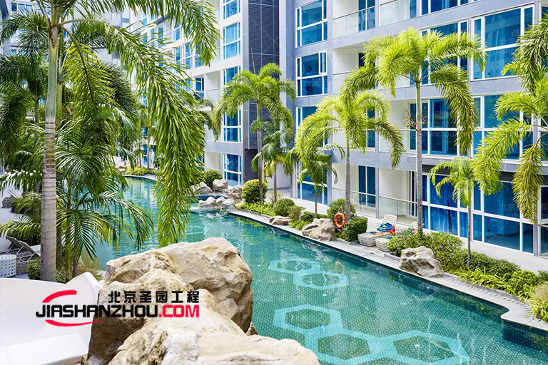 使用人造仿真樹植物對室內外進行景觀美化