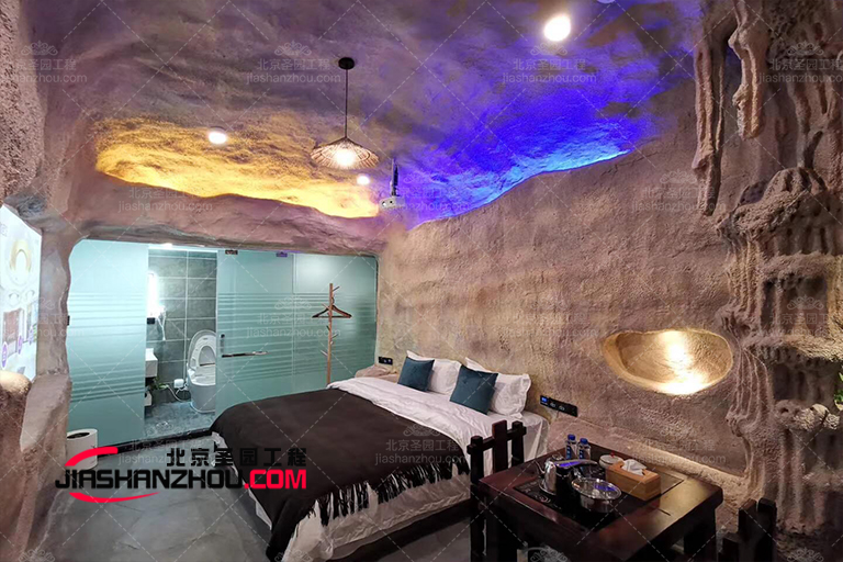 云南滇池璞隱仿真山洞酒店盡顯當代時尚f 格