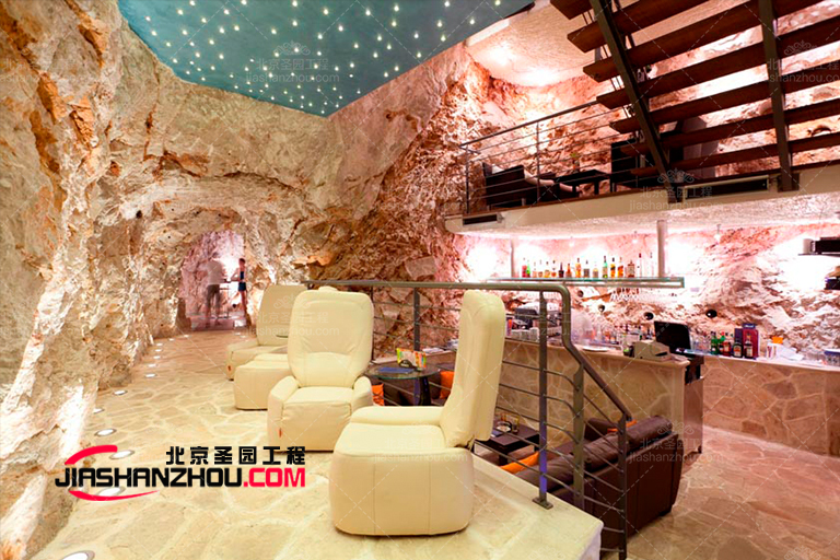 上海虹橋天地鹽系人造鹽洞茶餐廳打造健康餐廳