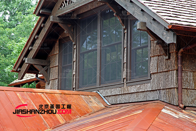 臨沂天泉度假村仿真樹皮酒店設(shè)計(jì)制作工程