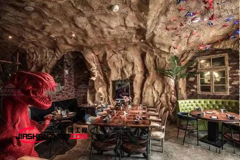 天津蜜戀主題仿真洞穴餐廳房隨便都能制霸你的朋友圈