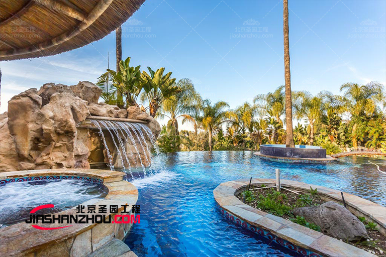 蘇州小王山公園園林塑石假山景觀