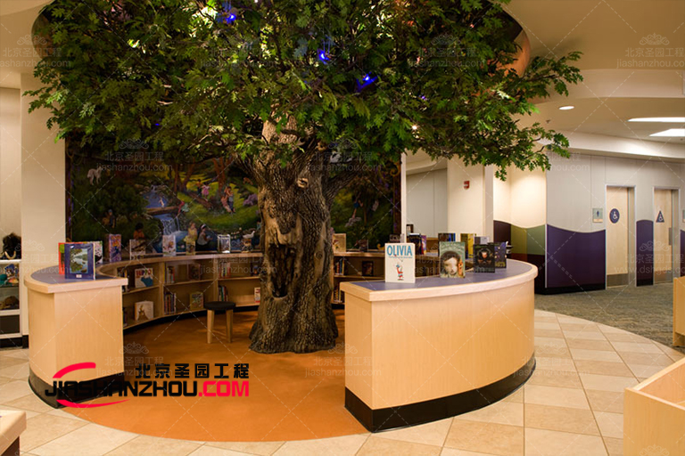 滁州某別墅室內外仿真樹效果圖定稿