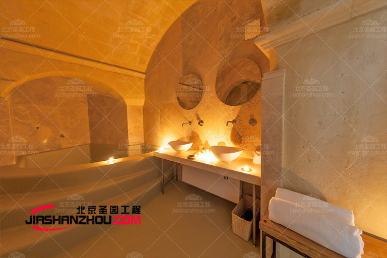 人造山洞旅行酒店可以有許多有特色的設計