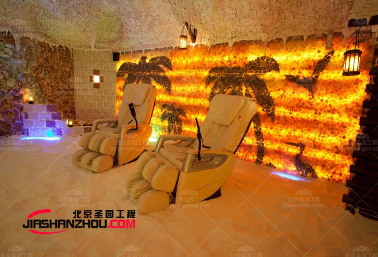 北京廠家通過喜歡的靈感流行色來為喜馬拉雅鹽療房增添青春魅力