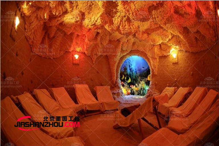 美麗的法國鄉(xiāng)村式現(xiàn)代養(yǎng)生鹽洞酒店設(shè)計(jì)制作