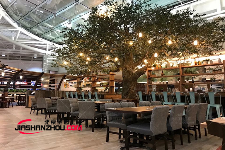 北京廠家關于簡仿真樹裝飾的布局提示和美圖欣賞