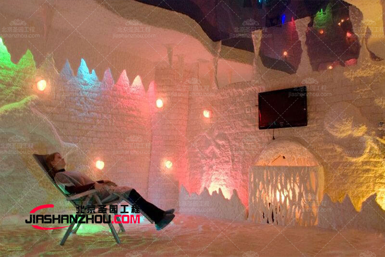北京廠家簡單而可愛的仿真鹽洞酒店制作設計