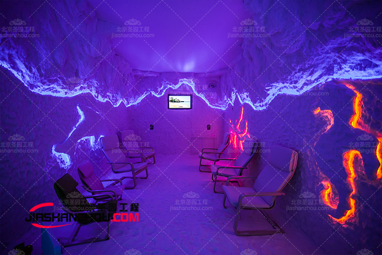 一些受歡迎的紫色仿真鹽洞酒店室內顏色設計