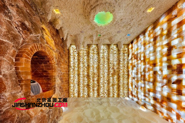 北京廠(chǎng)家的洞穴主題汗蒸鹽療房具有經(jīng)典的吸引力