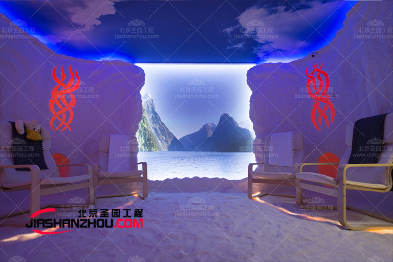 炫彩鹽壁燈為喜馬拉雅鹽療房間增添了受歡迎的色彩