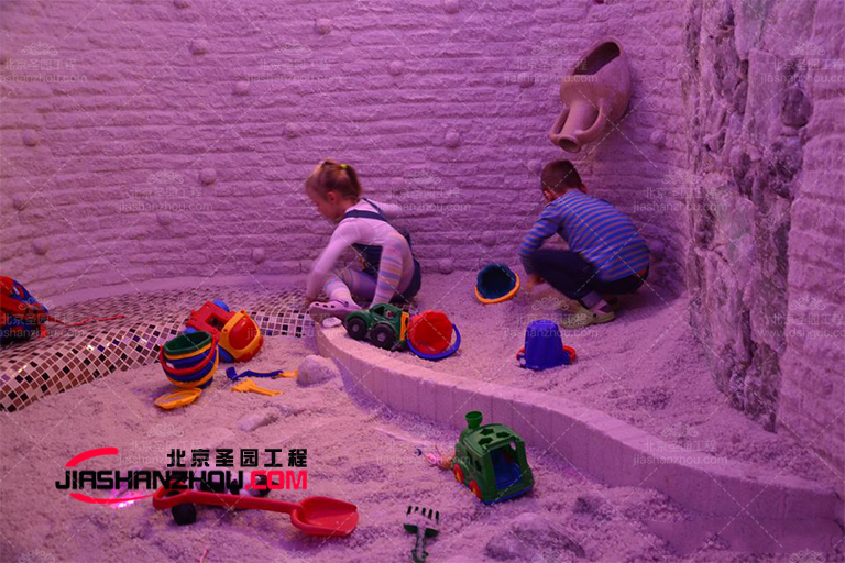 仿真洞穴式主題鹽療房強調洞穴的自然形象