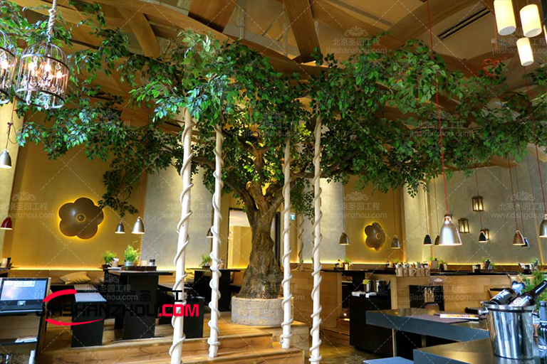 利用人造仿真樹植物輕松裝飾空間的設(shè)計(jì)技巧