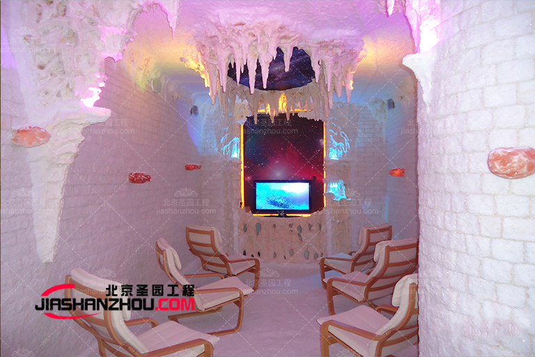 一般的鹽洞養生鹽療房鹽墻如何維護和清潔