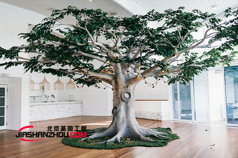 不懼陽(yáng)光直射的室內(nèi)仿真樹植物低維護(hù)不耗力