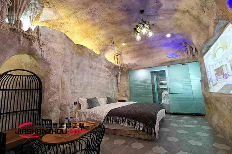 有助仿古山洞主題酒店室內(nèi)睡眠的顏色設(shè)計(jì)