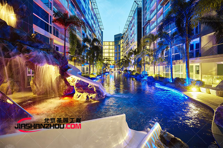 TCP塑石假山水池景觀以創(chuàng)造性再現(xiàn)綠洲感覺而聞名