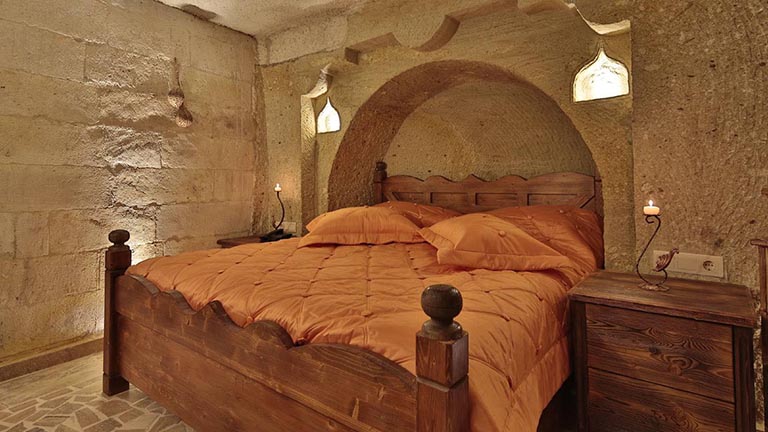 仿古窯洞主題酒店可通過添加白色來創(chuàng)造比原色亮的底色