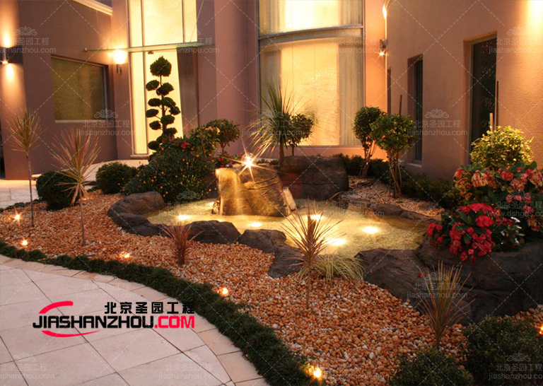 室內grc塑石假山瀑布水景制作為任何空間的增加美感