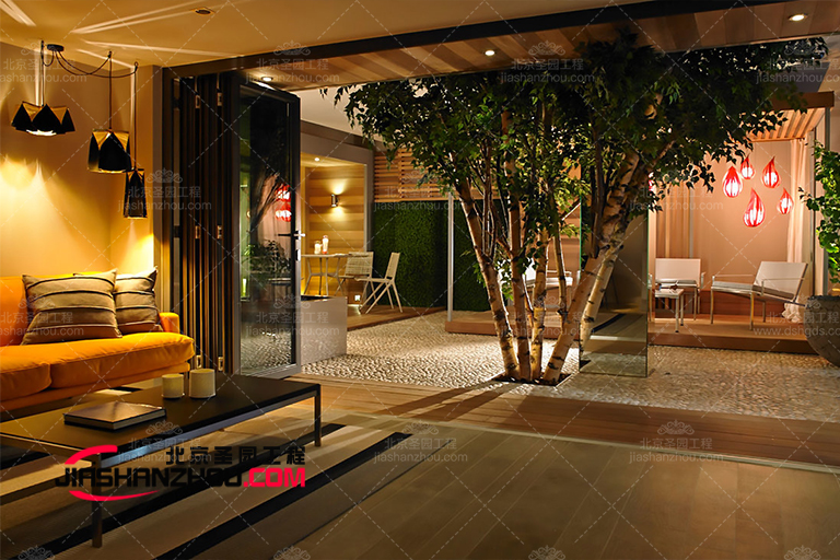 昌平餐廳仿真樹 室內空間裝飾水泥假樹 北京廠家人造景觀樹