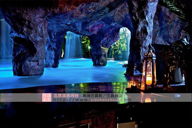 水泥假山景觀造景用什么顏料上色好？水泥假山優勢是什么？