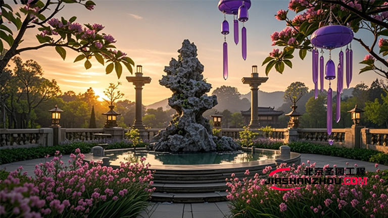 廣東用心設計的仿真假山有著詩一般的氣息 讓人流連忘返