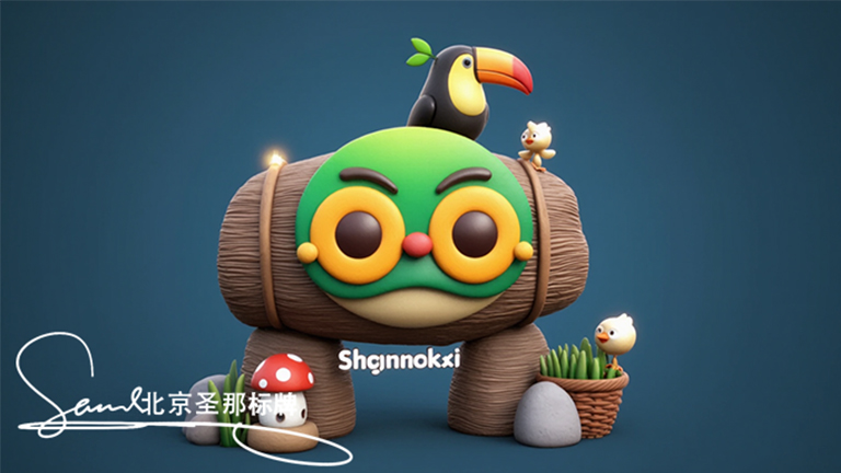 河南水泥仿木標識牌設計成與周邊商業氛圍相契合的樣式