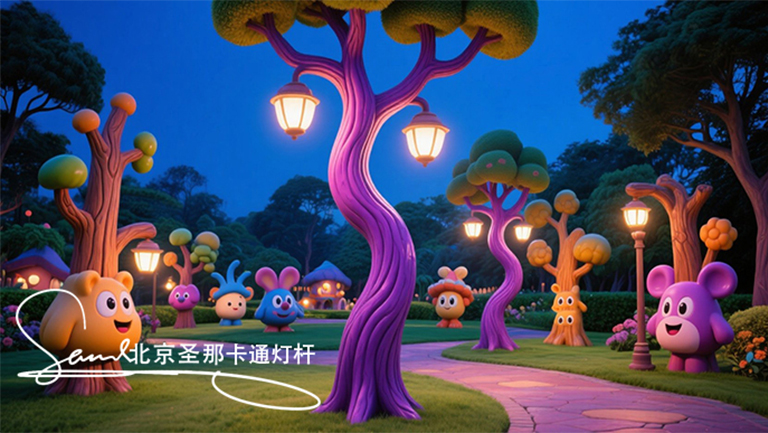 北京昌平廠家卡通燈桿是各大景區顏值搭子新寵