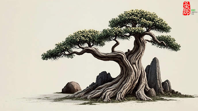 仿真古樹