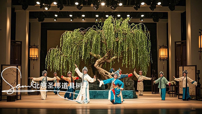 玻璃鋼舞臺(tái)道具樹