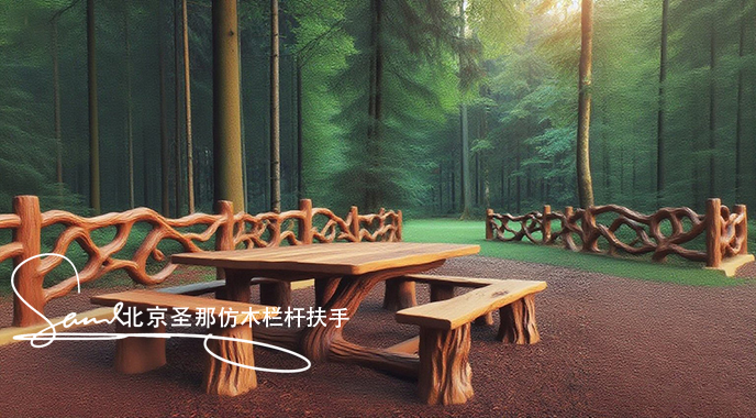 jimeng-2025-06-25-8477-正在施工制作的旅游區(qū)樓梯室外安全圍欄設(shè)計(jì)制作過程，美工正在施工制作，先用鋼筋焊接....jpeg